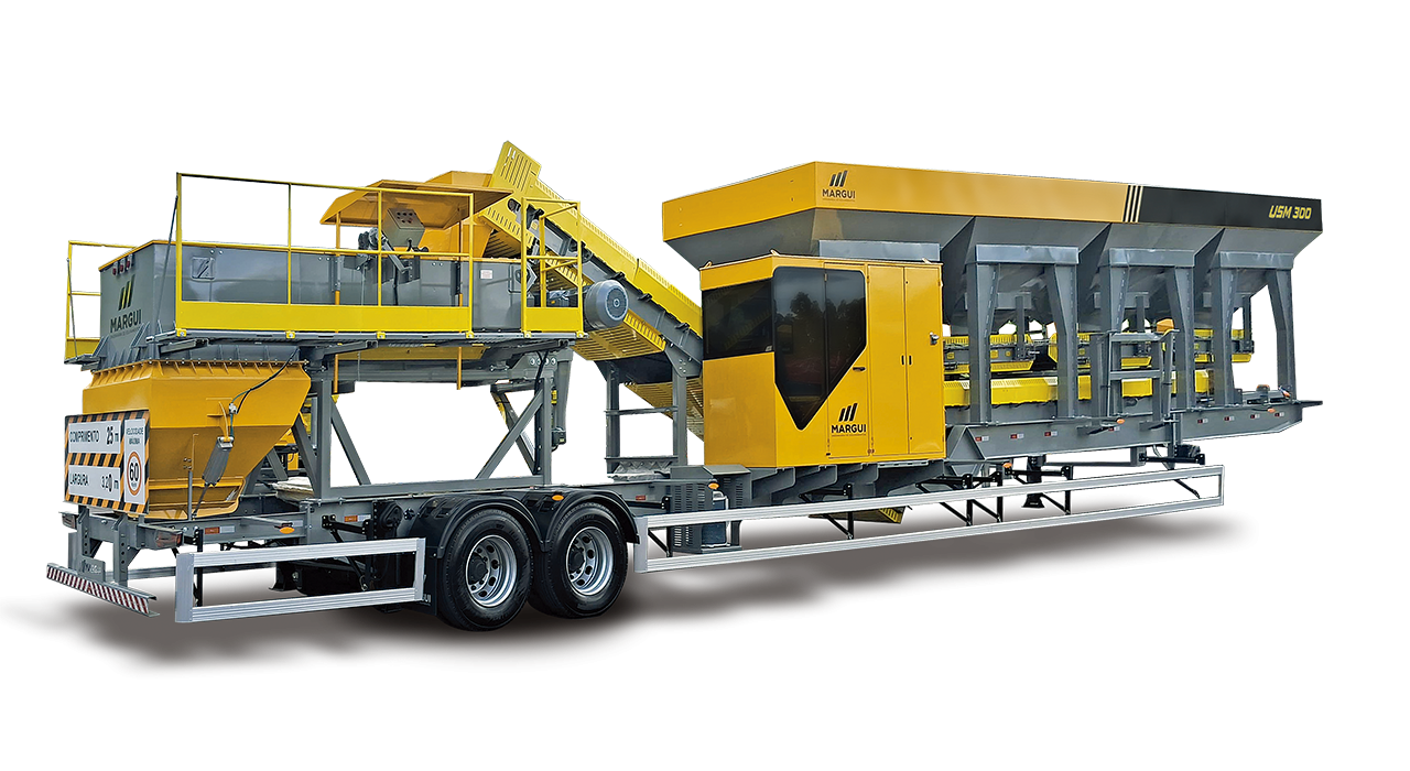 Usina de Solos/CCR Móvel USM 300 ton/h
